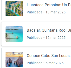 Estrategia de contenido y análisis de métricas – Blog de turismo